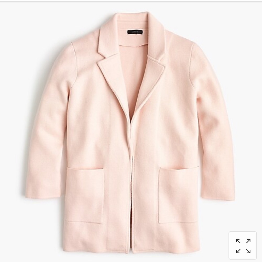 J.Crew Sophie Open-Front Sweater-Blazer
